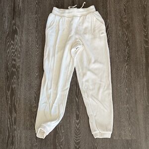 ALO Yoga White Track Pants